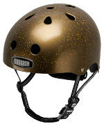 Nutcase Gold Sparkle helmet