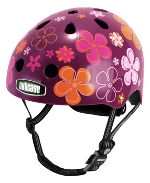 Nutcase Purple Pedals helmet