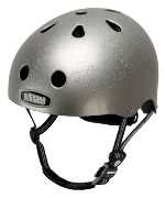 Nutcase Silver Sparkle helmet